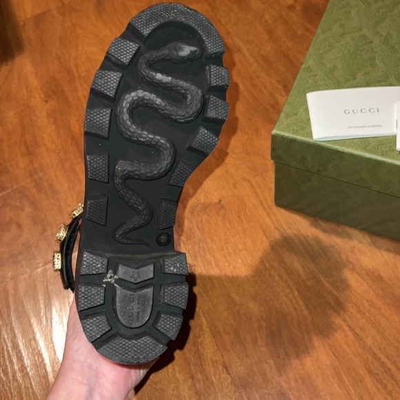 Gucci Chelsea Tripp Boots Jewel Black size 36 - Picture 3 of 15